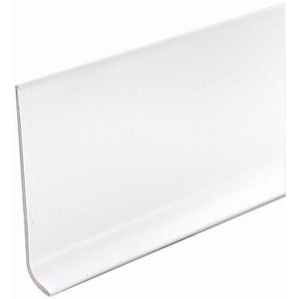 M D Building Products 4x120' WHT Cove Base 75507